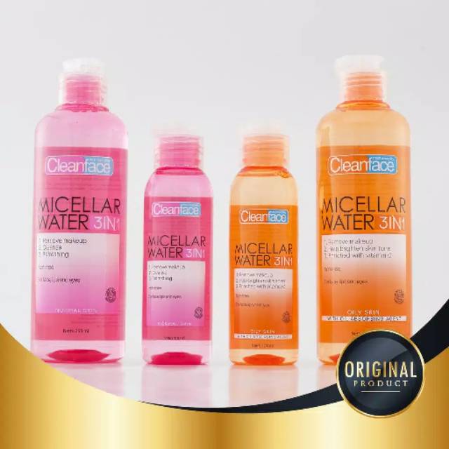 Jual PURBASARI Clean Face Micellar Water 3 In 1 100ml dan 250ml