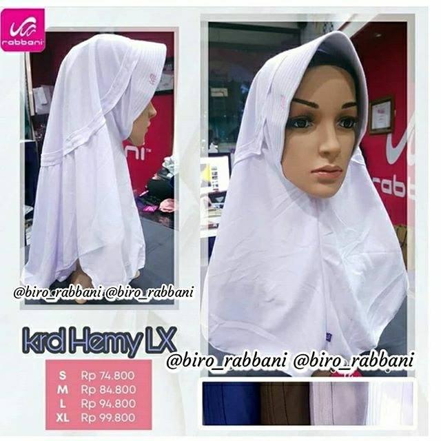 Kerudung Sekolah Rabbani Hemy Lx Shopee Indonesia