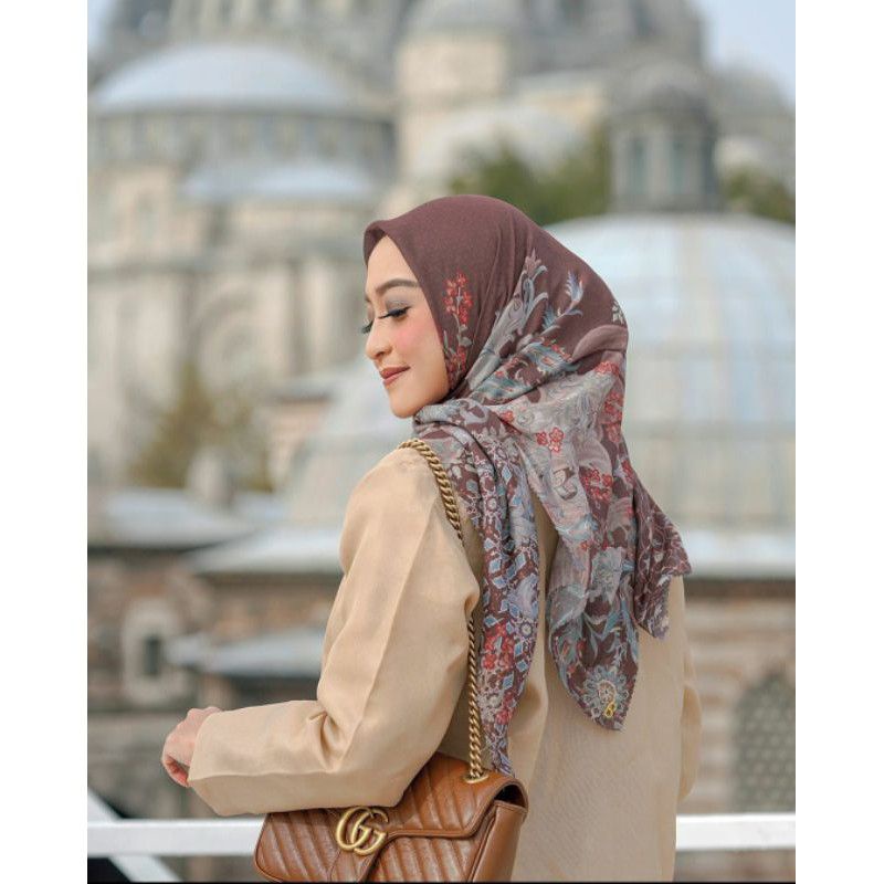 hijab buttonscarves topkapi preloved like new lengkap vvgc