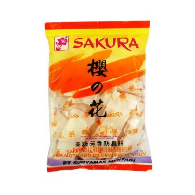 Kapur Barus/Kamper Sakura Para Paradic 150 Gr/gram Lembab Baju Lemari