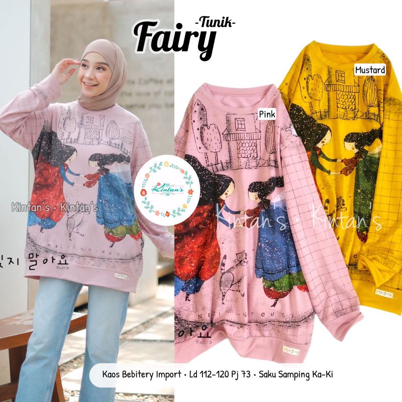 FAIRY TUNIK BY KINTAN'S (TUNIK WANITA) Tunik muslimah modern rekomended