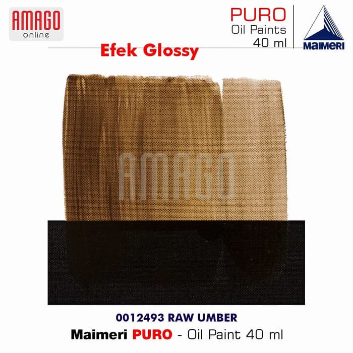 MAIMERI PURO - OIL PAINT - RAW UMBER - 40ML - M0012493