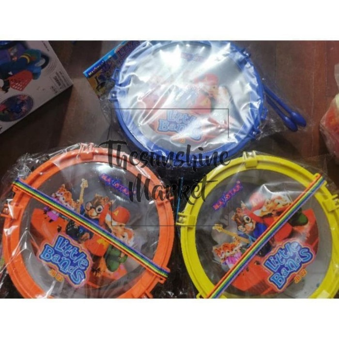 MAINAN GENDANG DRUM ANAK 20CM BAND MUSIK/MAINAN EDUKASI ANAK ANAK