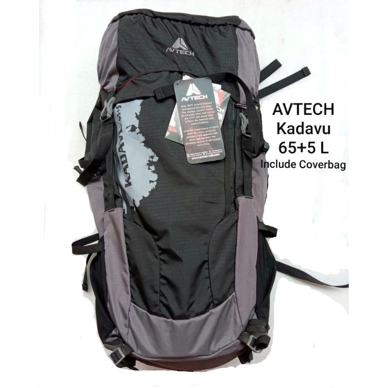 Tas Keril Tas Carrier Avtech Kadavu 65+5 Liter Free Coverbag