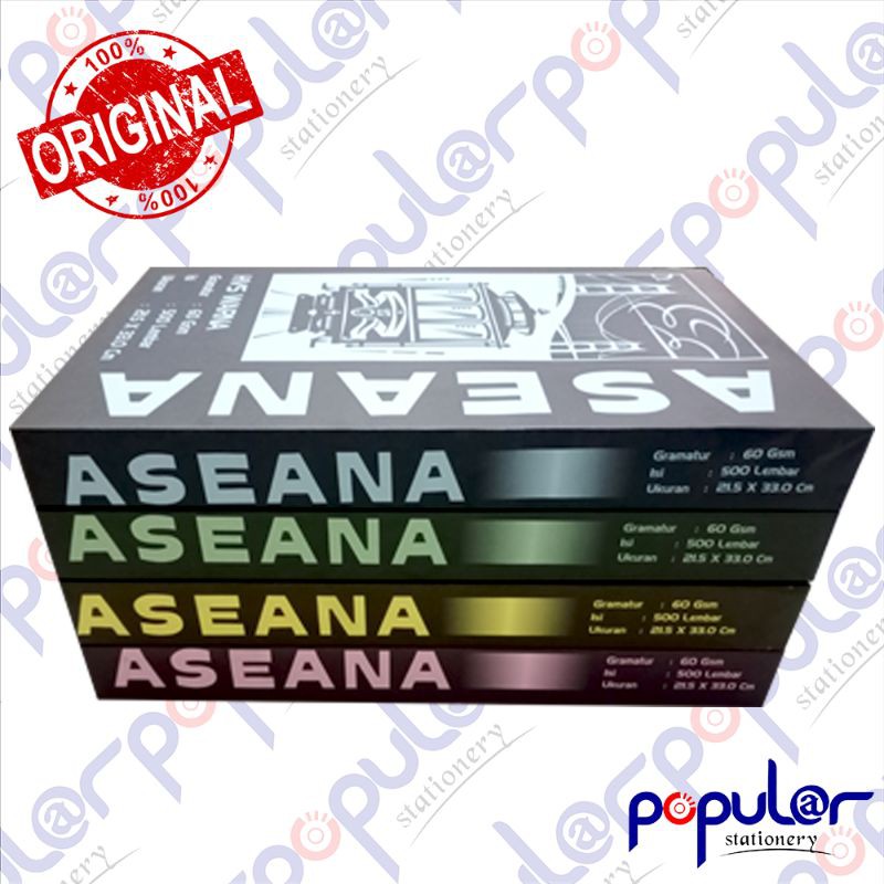 

Kertas HVS Warna Aseana 60