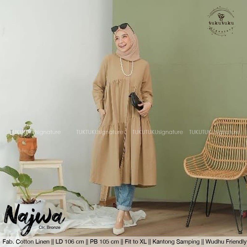 NAJWA MIDI DRESS POLOS