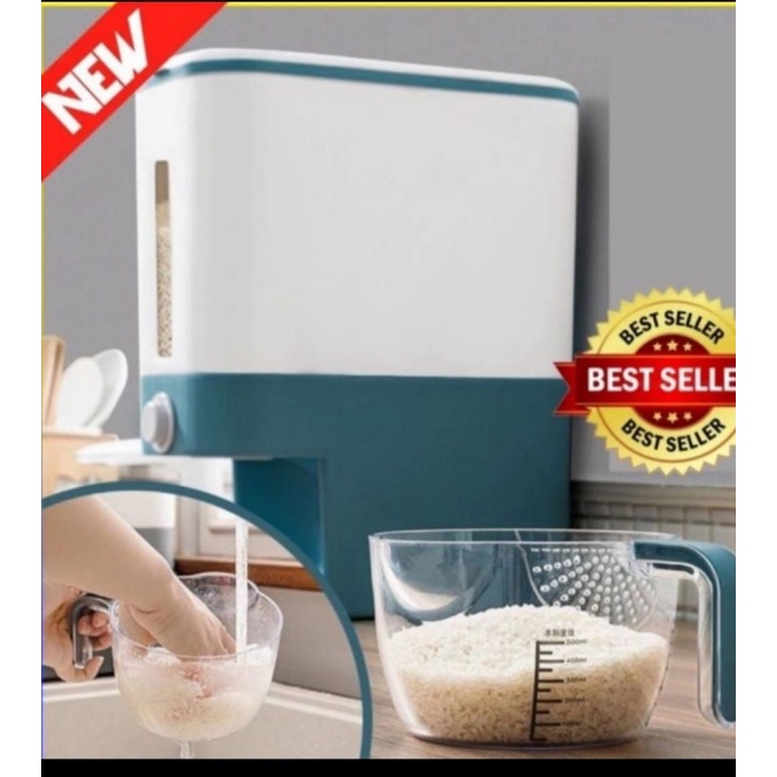 dispenser beras 12kg