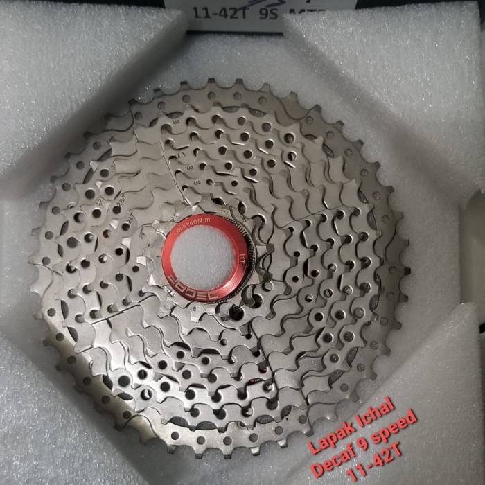SPROCKET DECAF 9 SPEED RASA 11 SPEED 11-42T