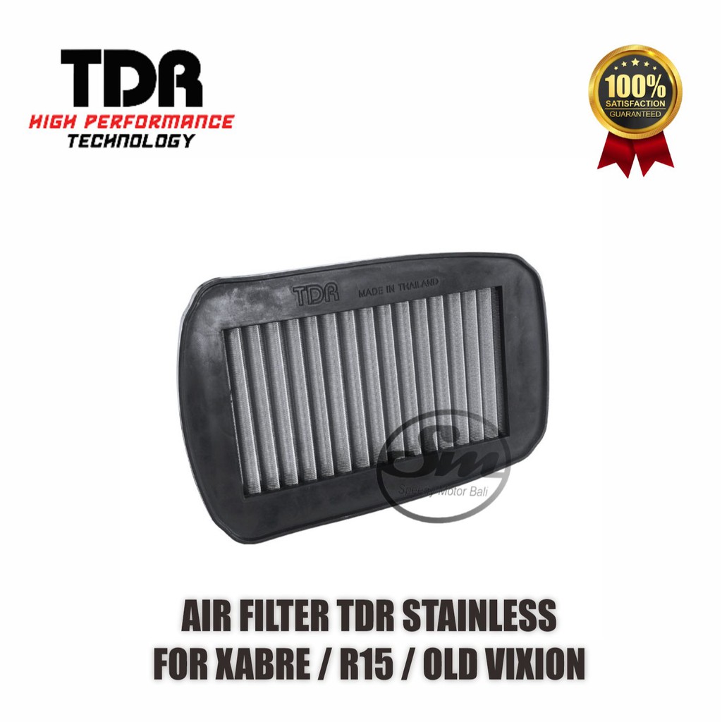 Filter udara TDR Air Filter Stainless Yamaha XABRE / R15 / OLD VIXION