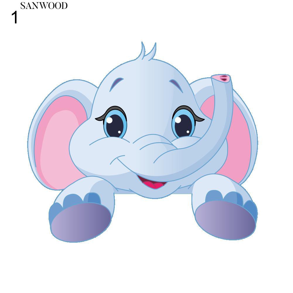 Hewan Gajah Kucing Panda Giraffe Removable Dinding Switch Hewan Gajah Kucing Panda Giraffe Removable Dinding Switch