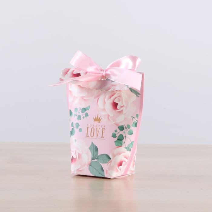 

JGO Candy Box Vintage Shabby oval Kotak Kado wedding gift box