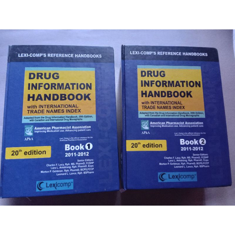 drug information handbook 20th edition