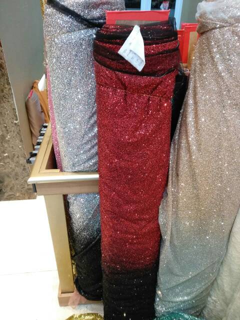 Kain sequin 2 warna