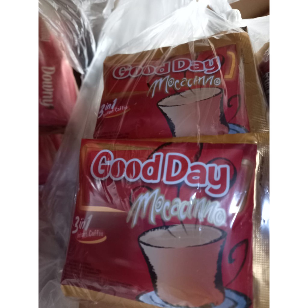 

Good Day Mocacinno 1 Renceng/ 10 Sachet/ Pcs/ Goodday Merah