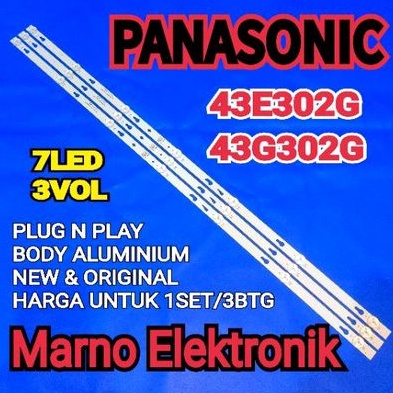 BL BACKLIGHT LED TV PANASONIC TH-43E302G TH-43G302G 43 INCH TH43E302G TH43G302G 43IN TH 43G302G 43E3