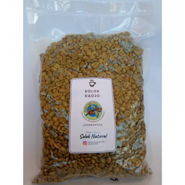 

Biji Kopi Green Beans Natural Solok Radjo