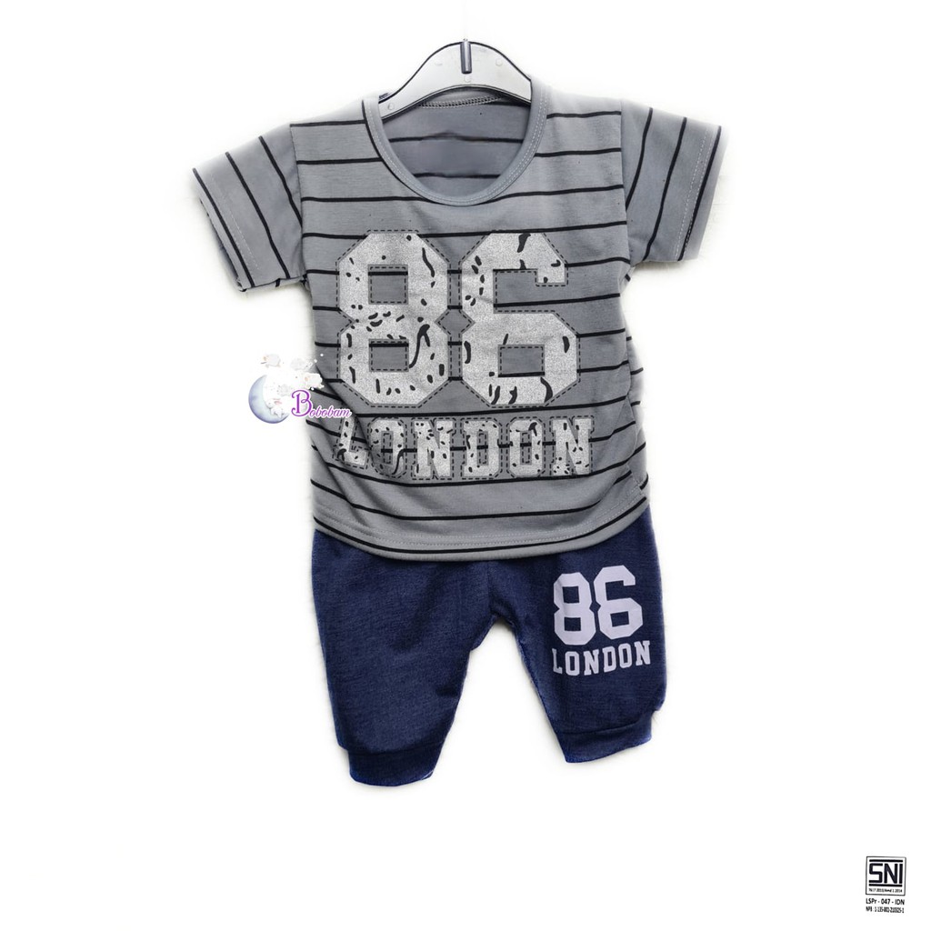 BOBOBAM BAJU BAYI LAKI LAKI  SETELAN ANAK COWO LUCU STELAN COWOK  6 12 BULAN  KEREN TRENDY KEKINIAN SALUR LONDON