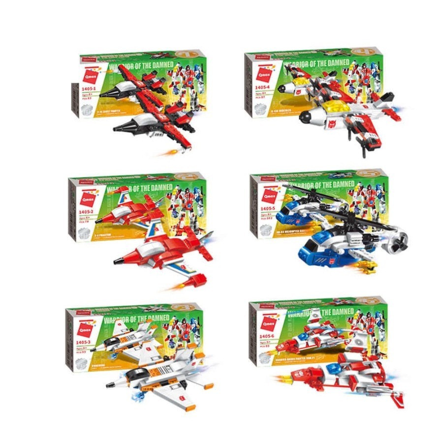 Contruction Robot Block Qman Warrior of the Damned Mainan Edukasi Anak