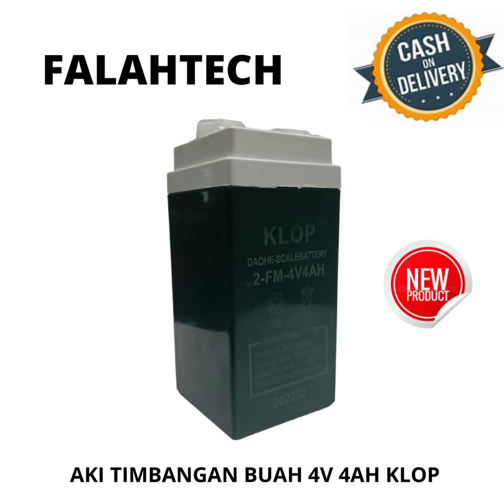 Aki Timbangan Digital 4 V 4 AH