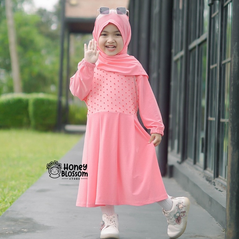 HONEYBLOSSOM gamis bayi perempuan 06 bulan / gamis bayi / gamis bayi perempuan alesha series