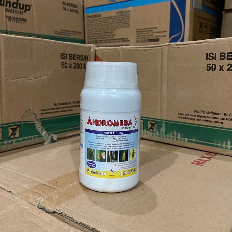 andromeda 250ml insektisida serba bisa abamectin+asetamiprid original agrosid 100% exp 2029