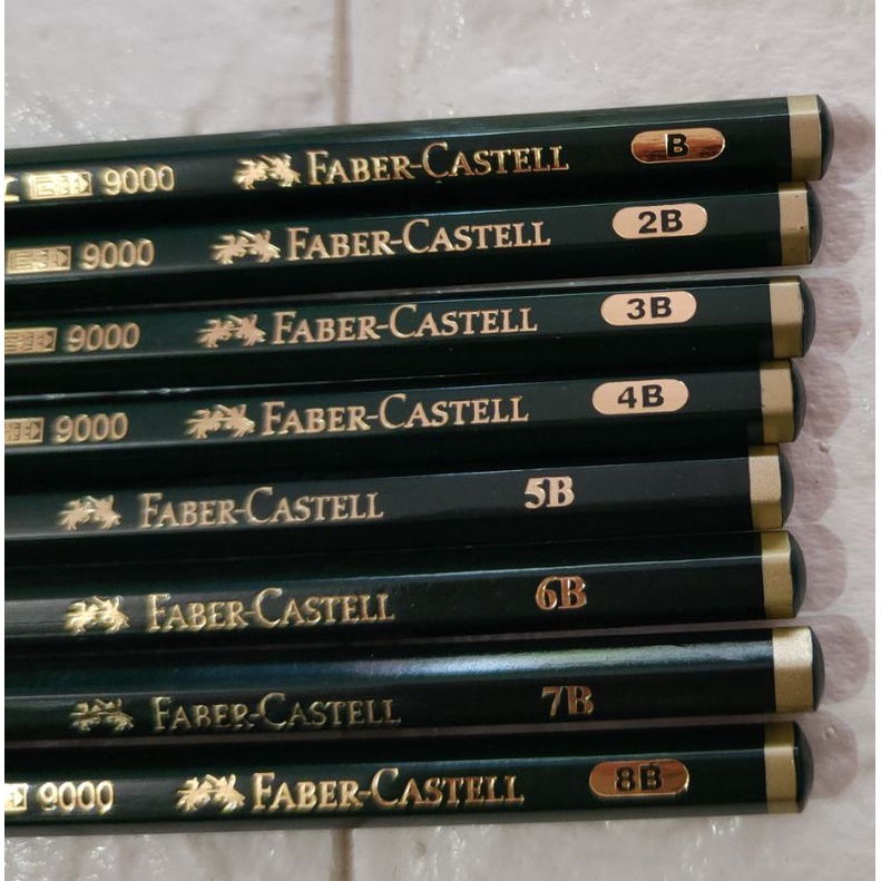 Jual 1 Buah!! Pensil Faber Castell 2B/pensil Kayu 3B/pensil B/ Pensil ...