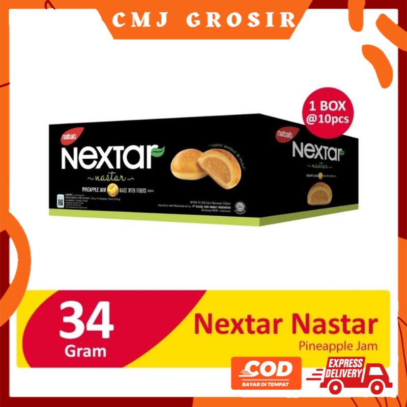 

GROSIR SNACK NEXTAR NASTAR NANAS | CHOCO BROWNIES | SAGOON | STRAWBERRY COOKIES 1 PACK ISI 10 PCS X 42GRAM / 34 GRAM