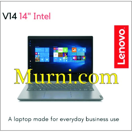 laptop baru lenovo v14 i3 8130 ram4gb hdd 1tb 14inchi siap pakai