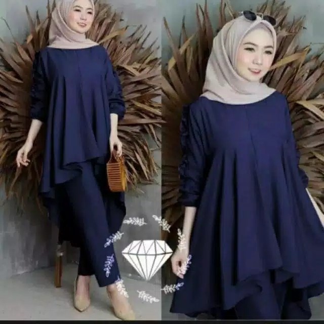 SADEWI ONE SET 2IN1 /STELAN BAJU DAN CELANA/ BANYAK SIZE( M,L,XL)