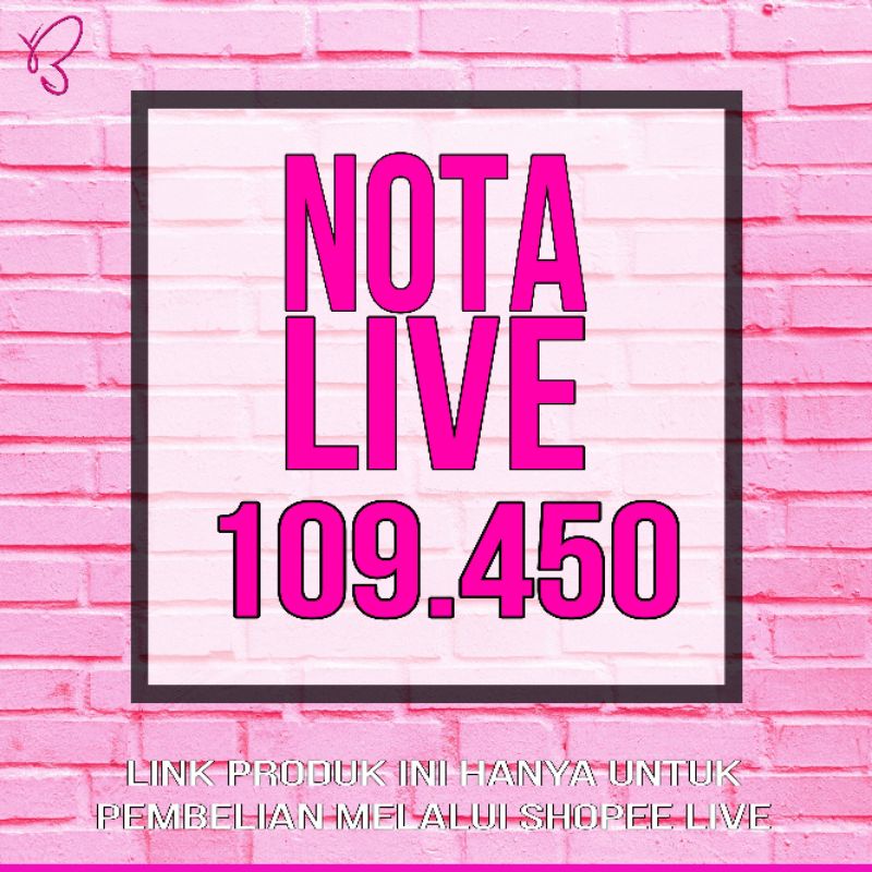 Nota Live 109.450 - BBPO.STORE -