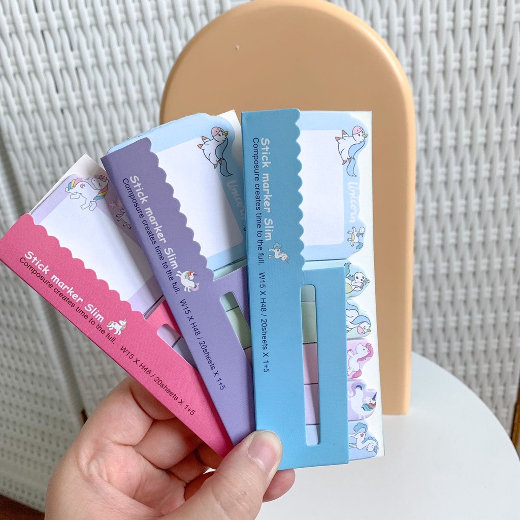 

STICKY NOTES UNICORN KERTAS MOTIF READY STOK LUCU UNIK READY STOCK GROSIR BERKUALITAS