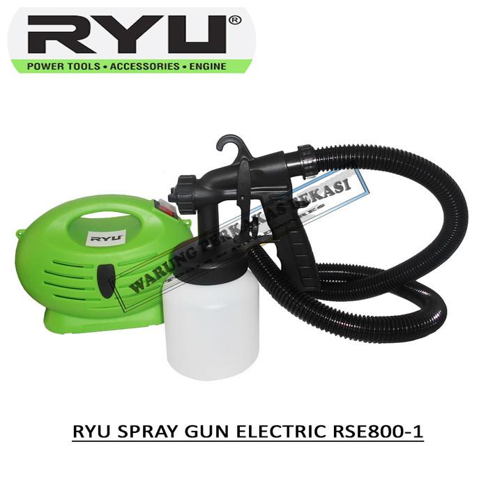 Ryu Spray Gun Paint Zoom Electric Alat Cat Tembok Spet Listrik 800Ml