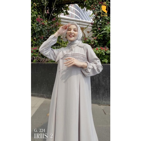 Gamis Luna Hijab Gamis Iriis sm 2