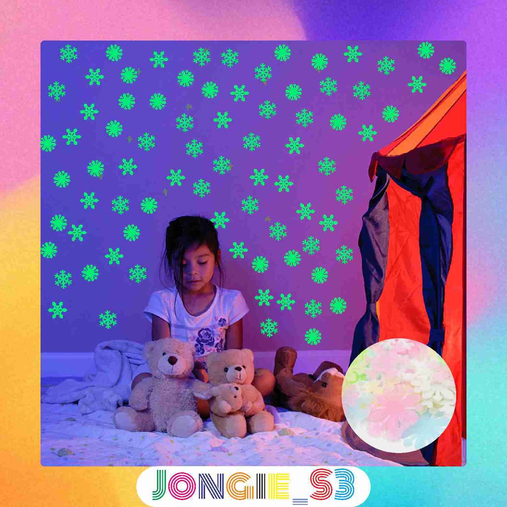

STICKER GLOW IN THE DARK SALJU ISI 50 STICKER DINDING TEMPEL STIKER WALLSTICKER