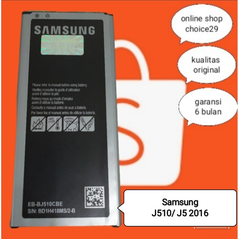 Baterai original samsung j510 j5 2016 j5 prime batre ori samsung G570
