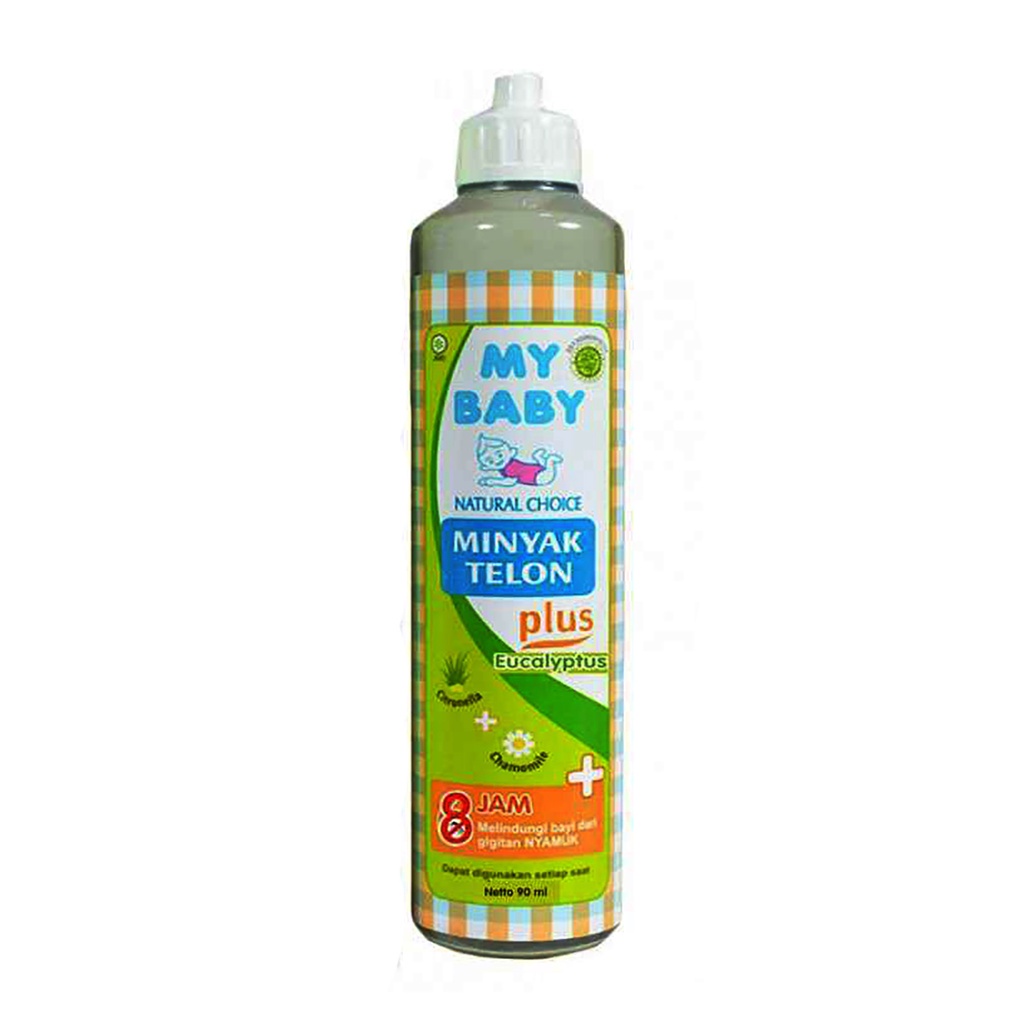 My Baby Minyak Telon Plus Eucalyptus 90ml - Minyak Telon My Baby