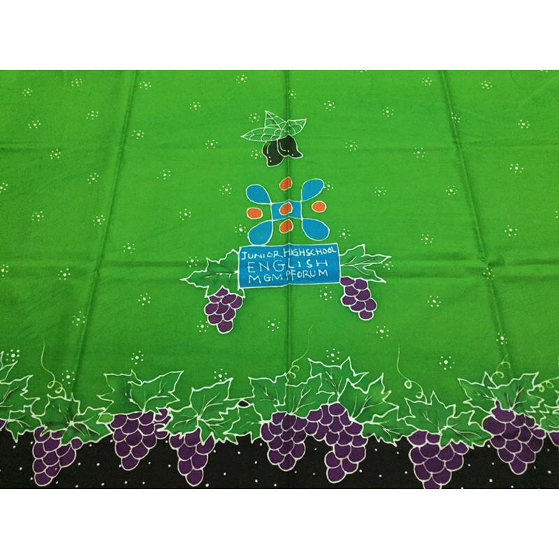 Kain Batik MGMP Bahasa Inggris Probolinggo manggur mangga anggur