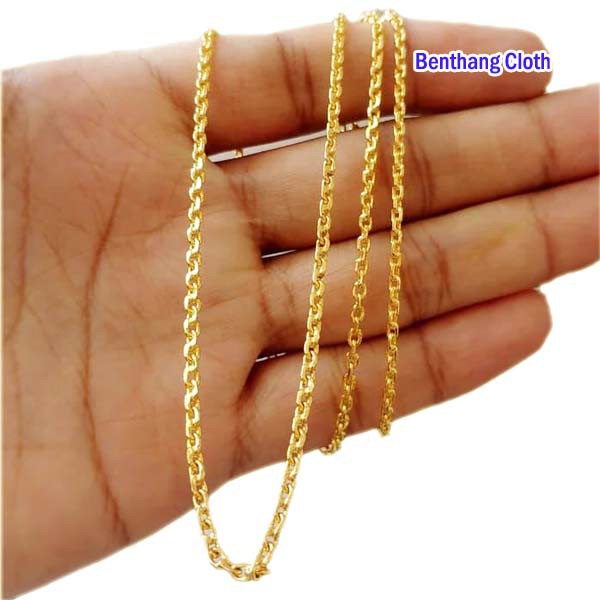 Kalung Model Rantai Kapal Nori Pria Wanita Titanium Anti Karat Selamanya 1mm