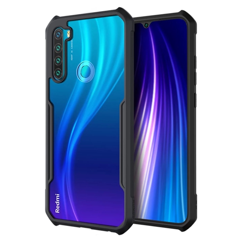 PROMO Paket 3 IN 1 Case For XIaomi Redmi Note 8 SoftCase Fusion Xundd Shockproof Free Anti Gores Layar &amp; Garskin Carbon Back Cover Anti Jamur dan Gores Handphone