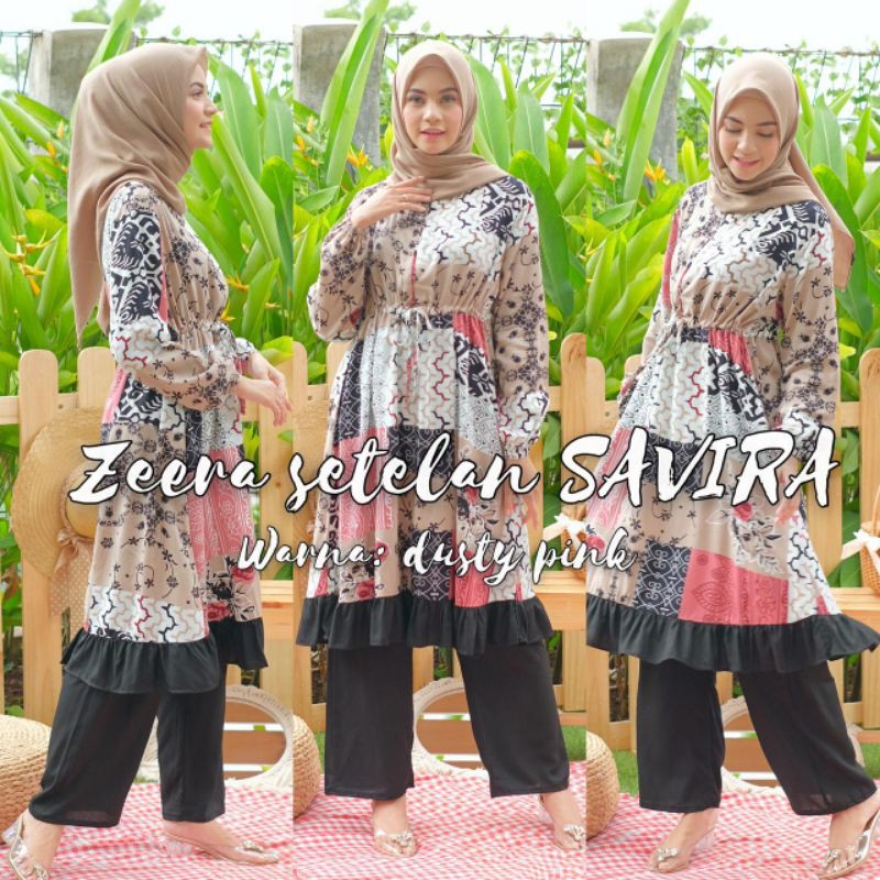 Daster Arab ZEERA SAVIRA Baju setelan rayon