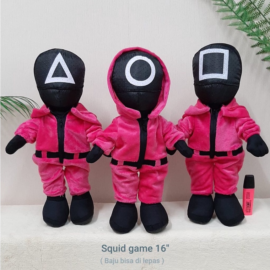 Boneka Squid Game 40cm/16&quot;/Boneka Game Viral Trend