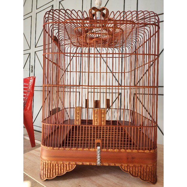 Sangkar OvaL Bambu "JPN"