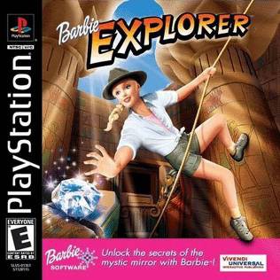 CD Kaset Game PSX PS1 Barbie Explorer