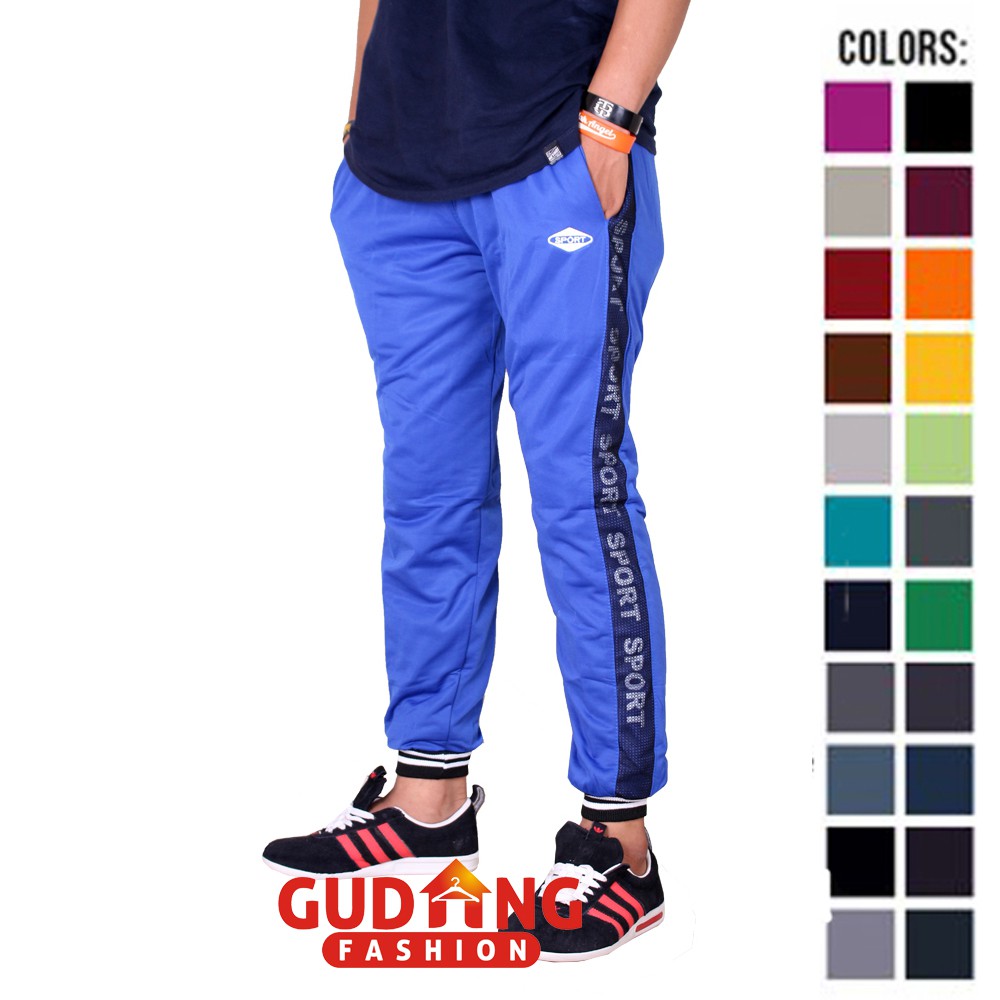  Celana  Training  Panjang Pria Men Long Sport Pants 