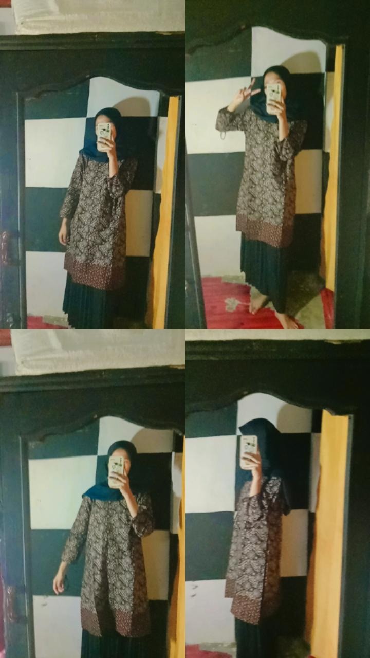 Terlaris Serut Genes Jelita  Tunic Navbor Yelbor Whitbor Atasan Tunik Batik Wanita Modern M L Xl Xxl