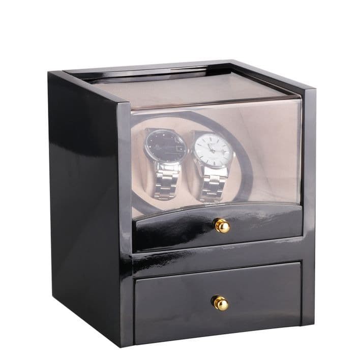 TAIYU Single Head 2+2 Watch Winder Display W115B Kotak Pemutar Jam