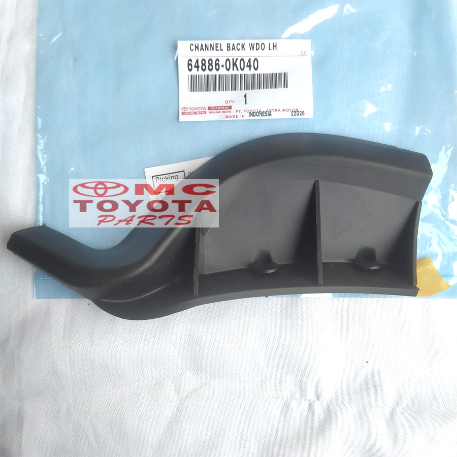 Channel Panel Pintu Belakang Kanan Kiri 1set Kijang Innova 64885/6-0K040