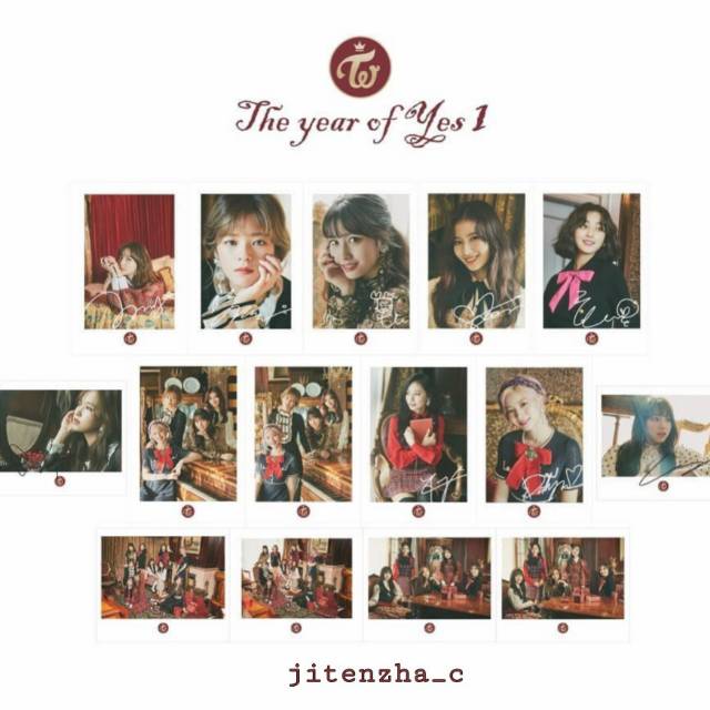 SIGNED POLAROID TWICE THE YEAR OF YES