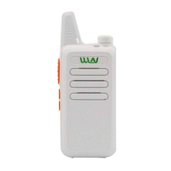 WLN KD-C1 Mini Radio Walkie Talkie UHF 400-470 MHz Transceiver Two Way -PUTIH