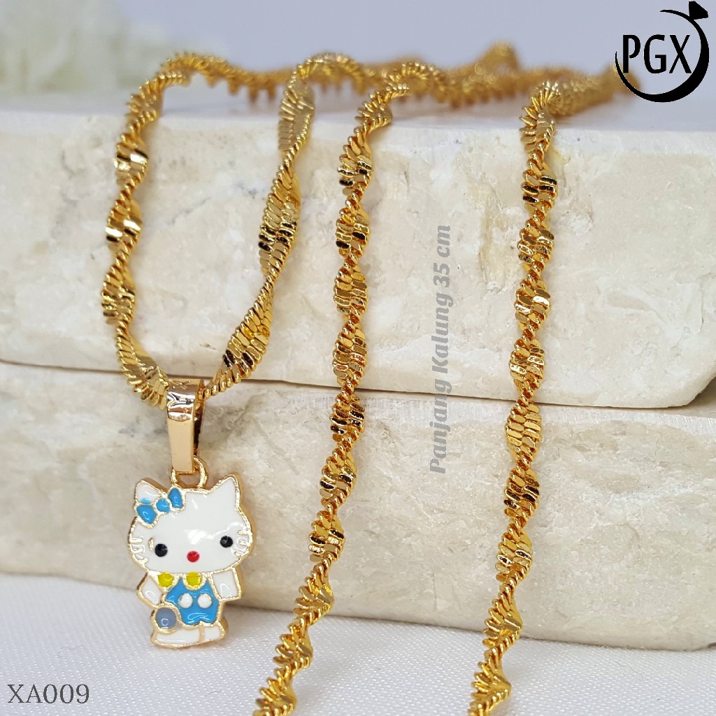 PGX Kalung Anak Perempuan Xuping Lapis Emas Aksesoris Fashion Perhiasan Premium - XA009